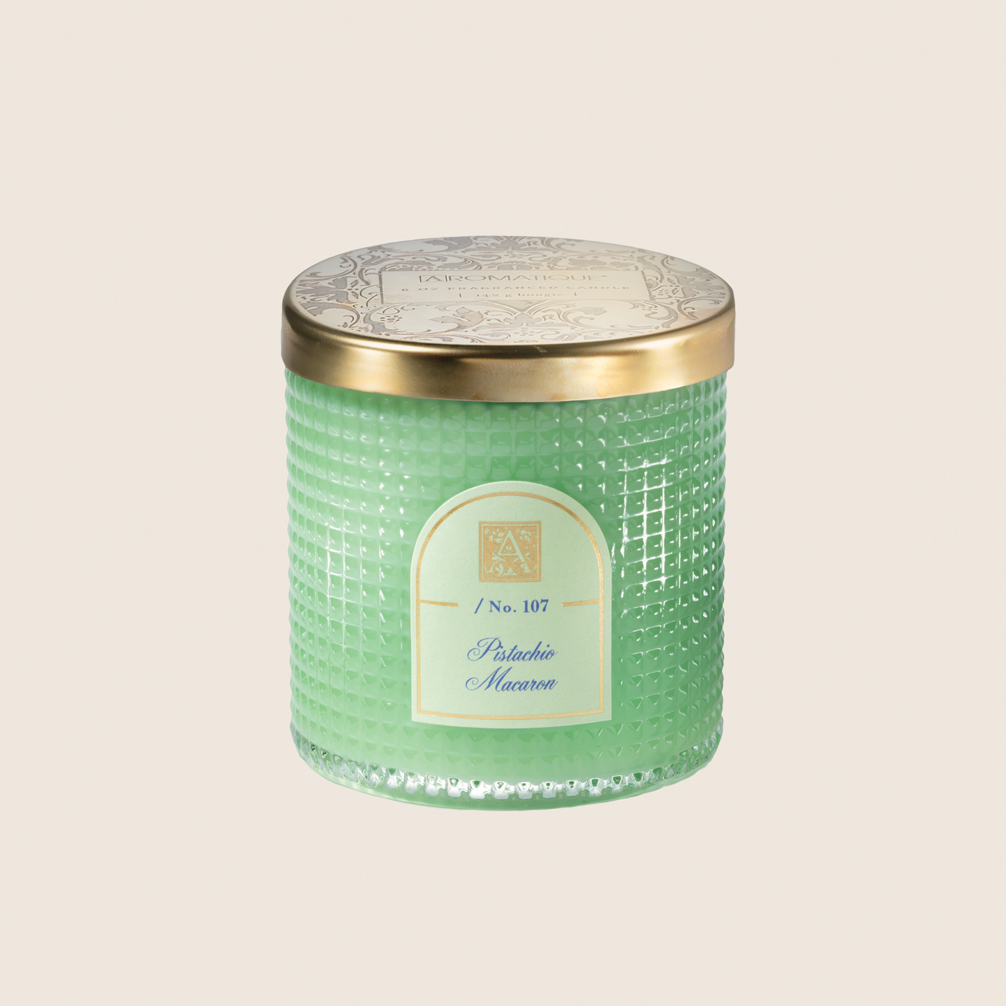 NEW! Pistachio Macaron - Textured Glass Candle