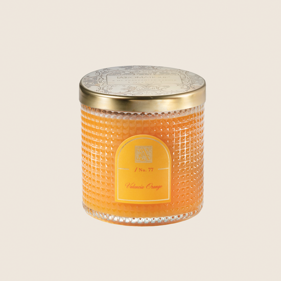 Valencia Orange - Textured Glass Candle