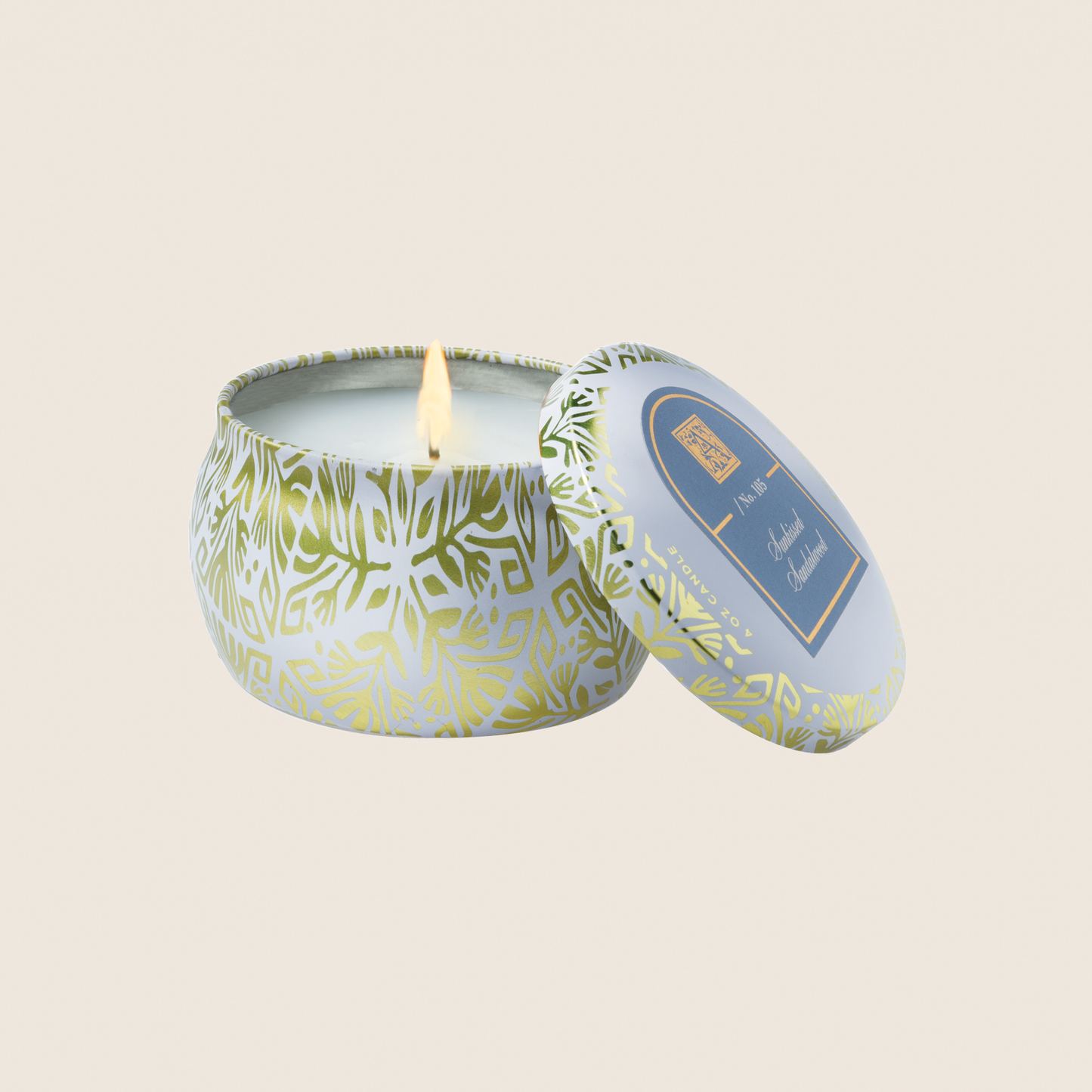 NEW! Sunkissed Sandalwood - Tin Candle