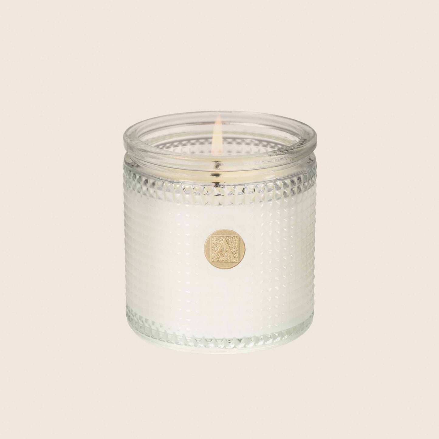 Bourbon & Bergamot - Textured Glass Candle