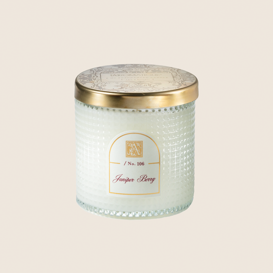 NEW! Juniper Berry - Textured Glass Candle