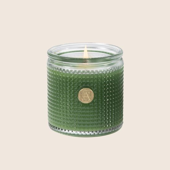 NEW! Mistletoe Mandarin - Elegant Essentials - Textured Glass Candle