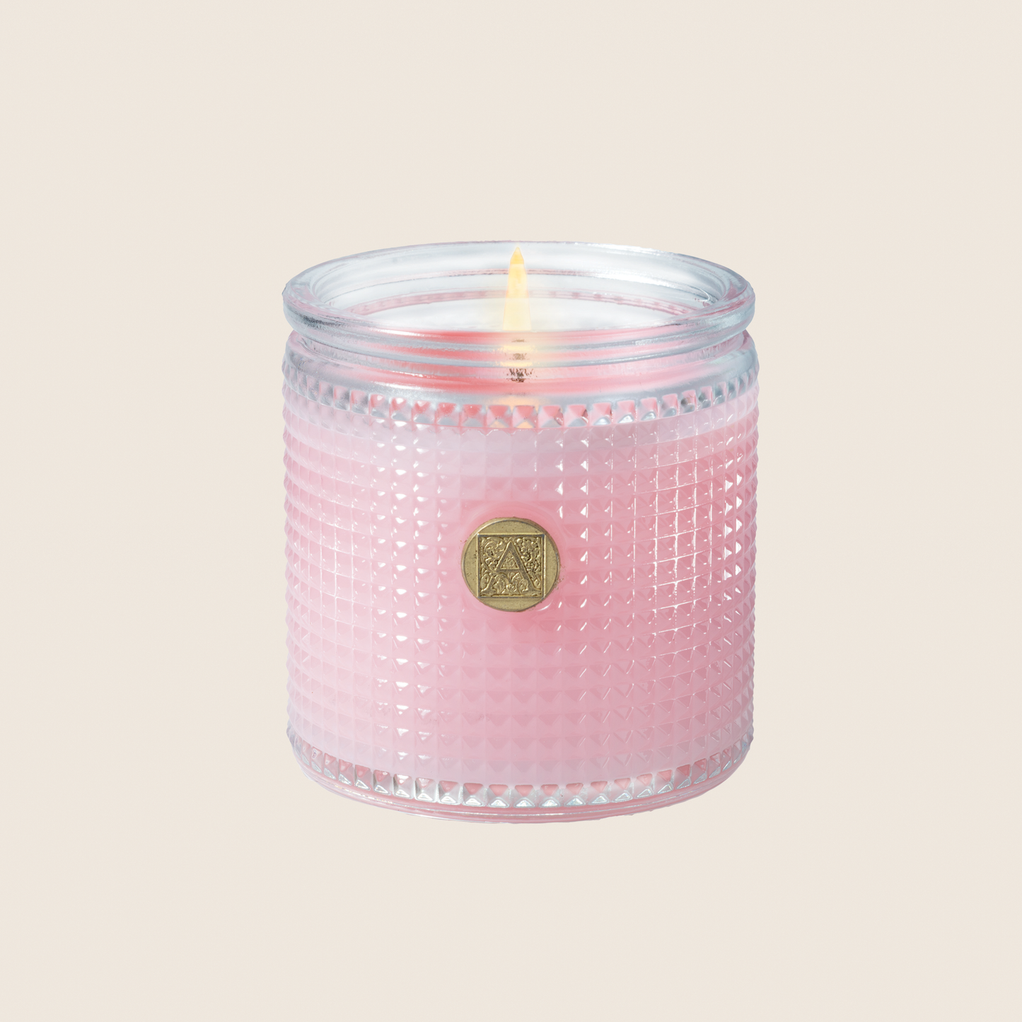 NEW! Peony Petals - Elegant Essentials - Textured Glass Candle