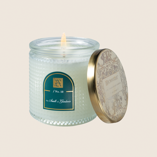 NEW! The Smell of Gardenia - Textured Glass Candle