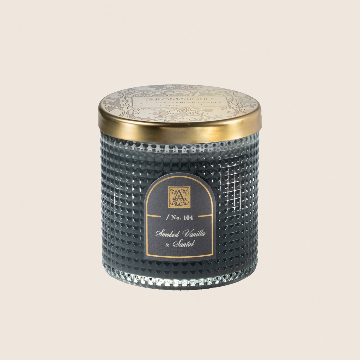 NEW! Smoked Vanilla & Santal - Textured Glass Candle