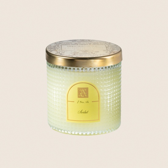 NEW! Sorbet - Textured Glass Candle