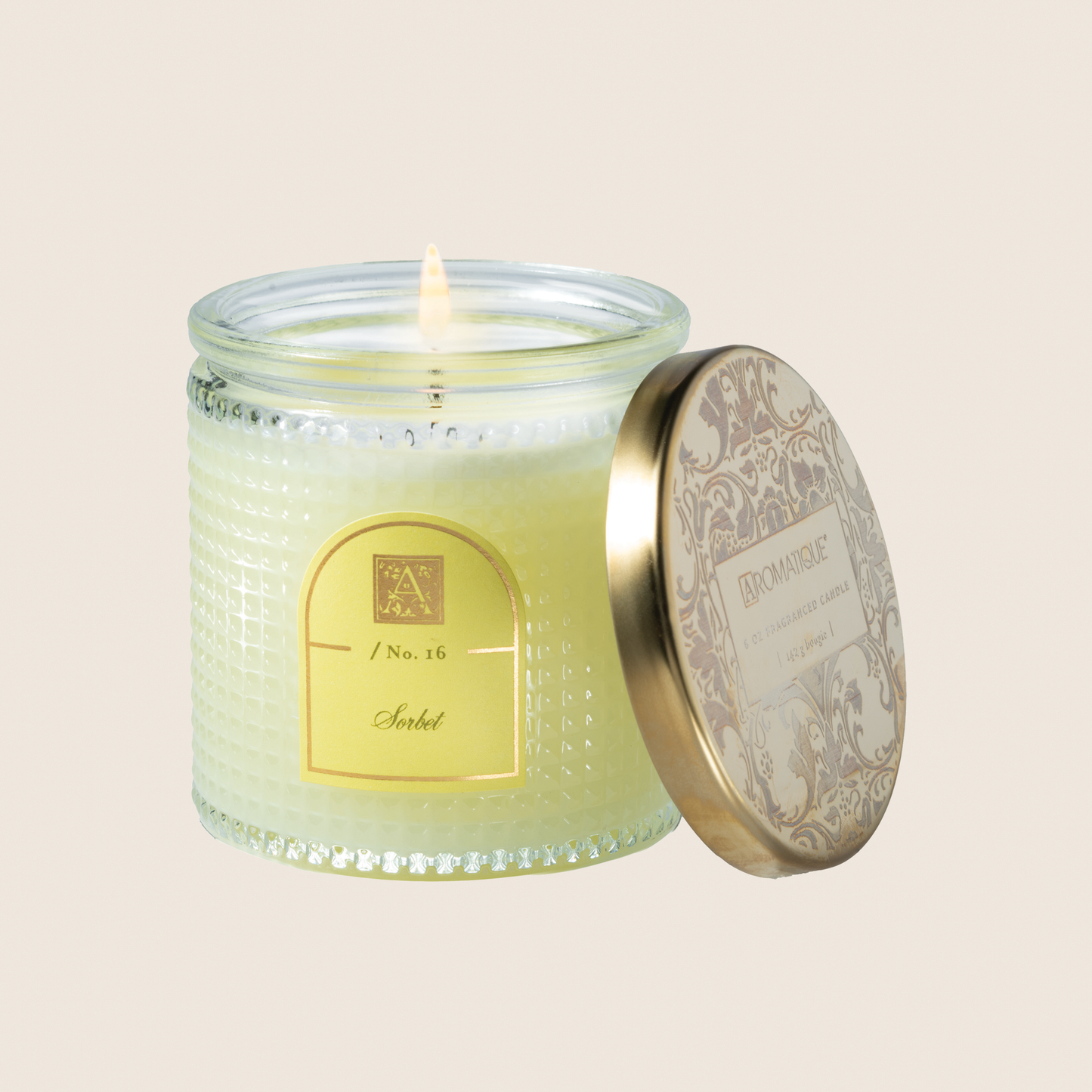 NEW! Sorbet - Textured Glass Candle