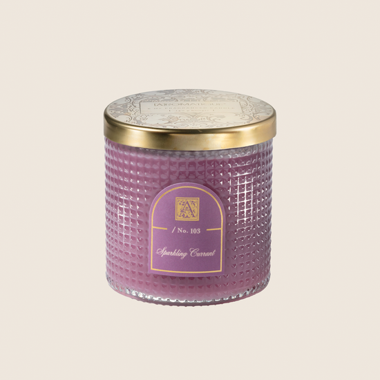 NEW! Sparkling Currant - Textured Glass Candle