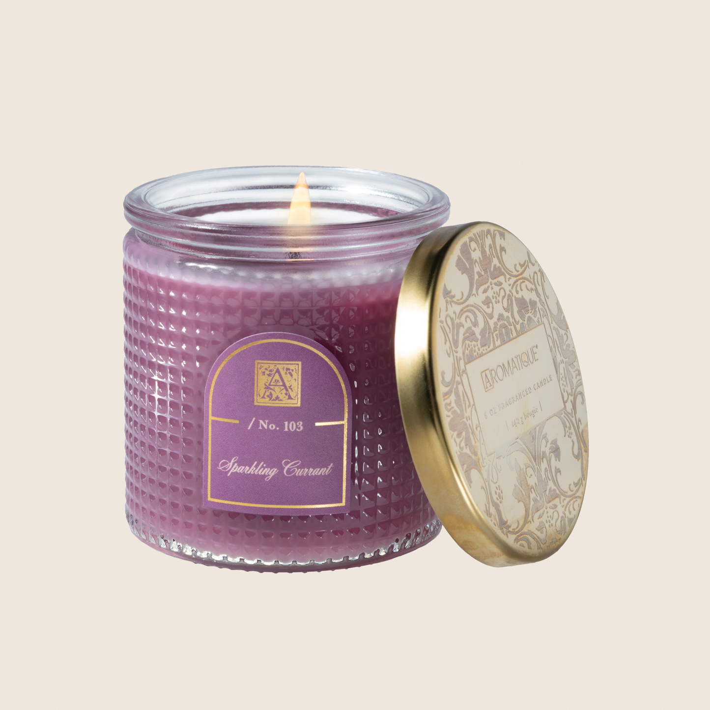 NEW! Sparkling Currant - Textured Glass Candle