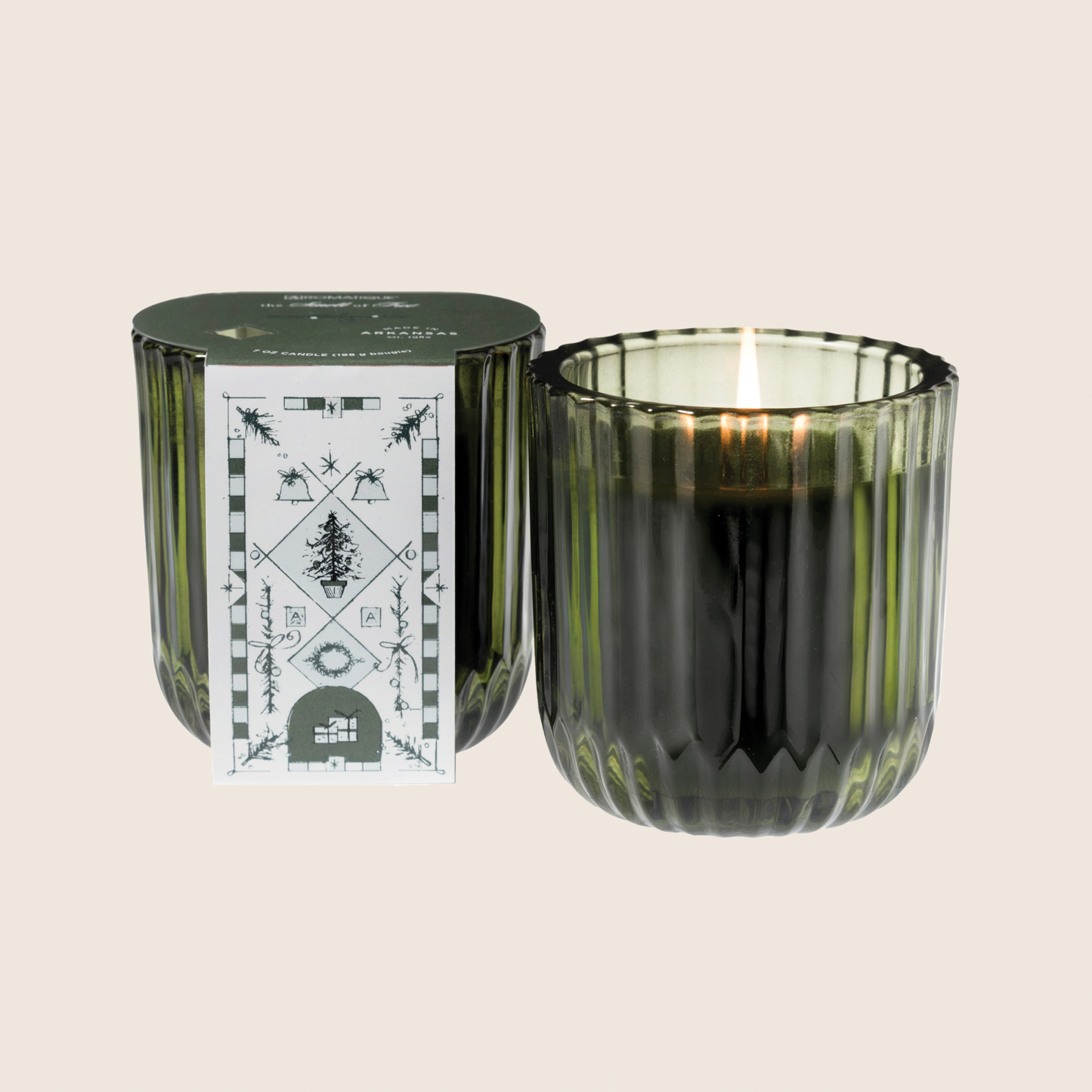 The Smell of Tree - Ribbed Candle - LTE Ornament Collection